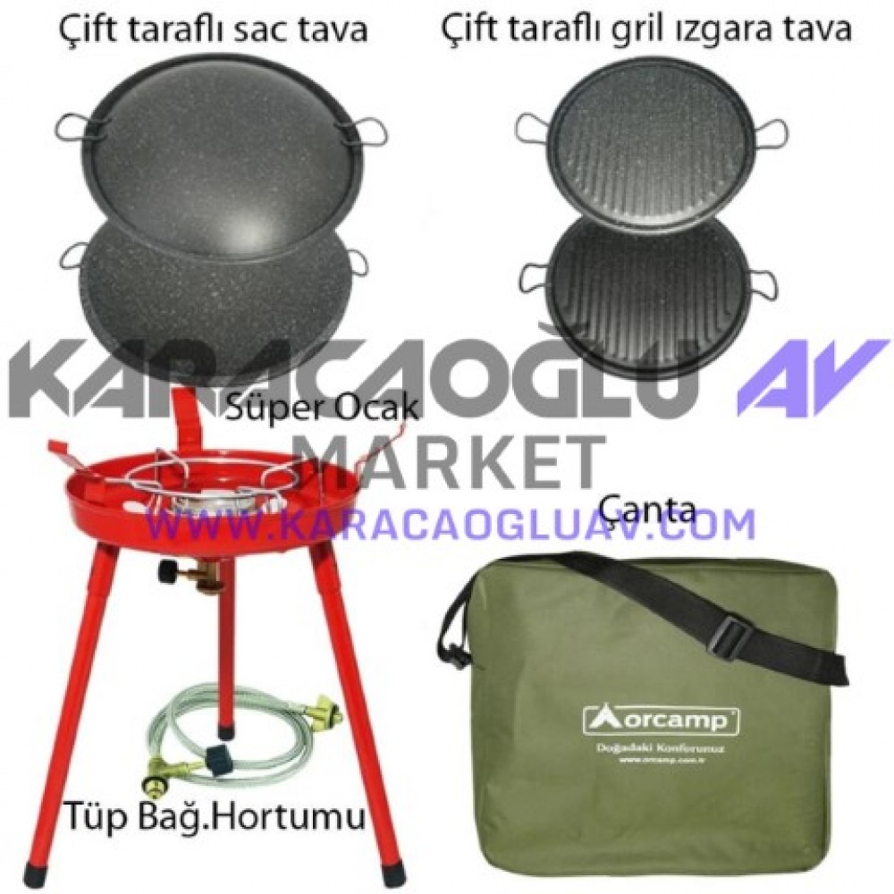 SÜPER OCAK ( EMEYA KATMER + GRİLL + ADAPTÖR SET)