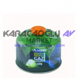 230 Gram Vidalı Gaz Kartuşu 230 Gram Vidalı Gaz Kartuşu