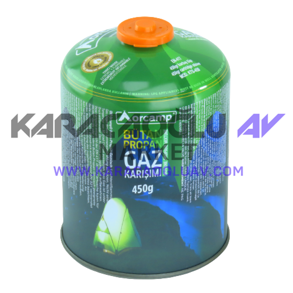 450 Gram Vidalı Gaz Kartuşu