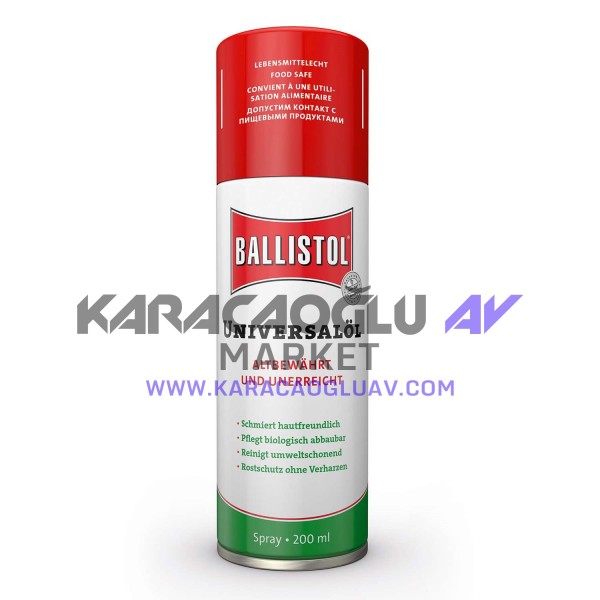 BALLİSTOL UNİVERSAL SPREY YAĞ 200 ML