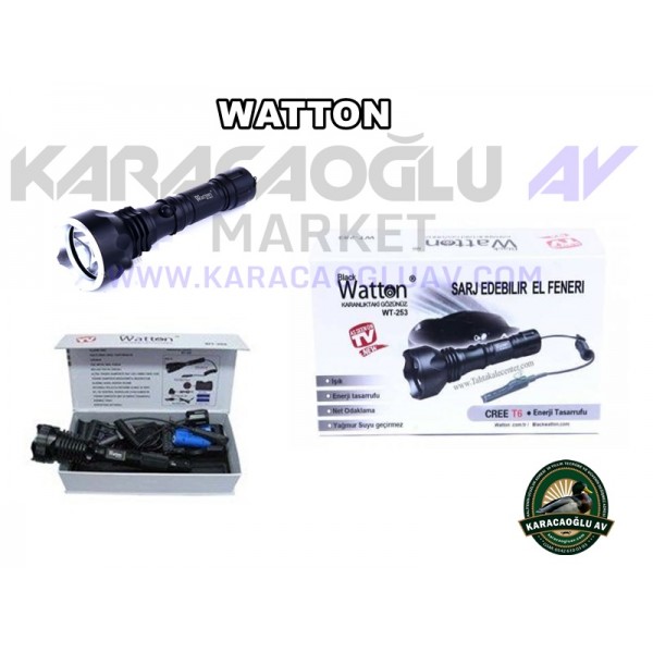 WATTON 600 LÜMEN TX6 TÜFEK FENERİ Wt-253