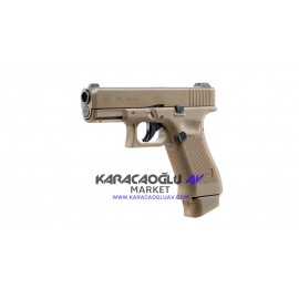 Glock 19X Desert Blowback 6 mm Airsoft Tabanca