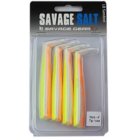 Savage gear Sandeel 10 cm 7 gr Lemon Back Suni Yem 4 adet