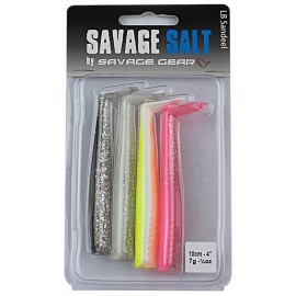 Savage gear Sandeel 10 cm 7 gr Mıx Suni Yem 4 adet