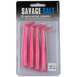 Savage gear Sandeel 10 cm 7 gr Pink Glitter Suni Yem 4 adet