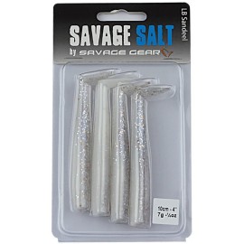 Savage gear Sandeel 10 cm 7 gr Real Pearl Suni Yem 4 adet