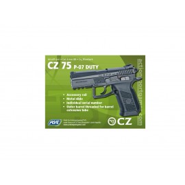 CZ75 P07 DUTY SİYAH BLOWBACK AIRSOFT TABANCA