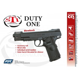 STI DUTY ONE SİYAH BLOWBACK HAVALI TABANCA