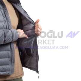 VAV SASPRO Kaz Tüyü Şişme Mont Gri