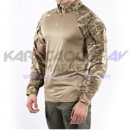 VAV Combat Tişört Kamo Bej