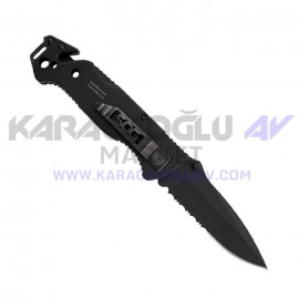 SOG FF-25 Escape Tırtıklı Çakı - Siyah