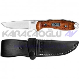 SOG HT022L Huntspoint Ahşap Saplı Avcı Bıçağı