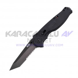 SOG Flash II Tanto Siyah Düz ve Tırtıklı Bıçak