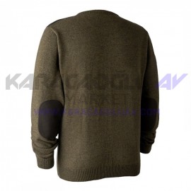 DEERHUNTER Sheffield Knit Yeşil Kazak