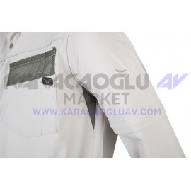VAV Uzun Kol Gömlek Flextac-01 Haki