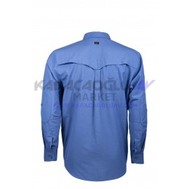 VAV Uzun Kol Gömlek Hidden-01 Mavi