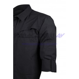 VAV Uzun Kol Gömlek Hidden-01 Siyah