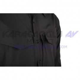 VAV Uzun Kol Gömlek Tacflex-01 Siyah