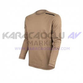 VAV Baseti-04 Uzun Kol Sweatshirt Bej