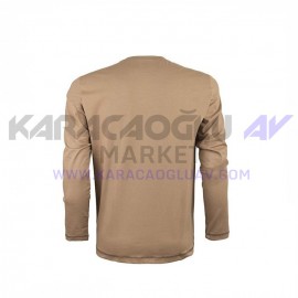 VAV Baseti-04 Uzun Kol Sweatshirt Bej