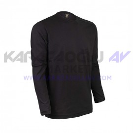 VAV Baseti-04 Uzun Kol Sweatshirt Siyah