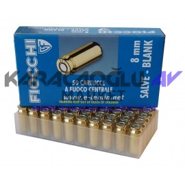 FIOCCHI 8 MM SES MERMİSİ İTHAL FIOCCHI 8 MM SES MERMİSİ İTHAL