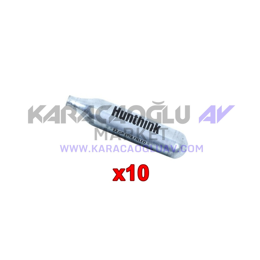 HUNTHINK 12 Gram CO2 Havalı Silah Tüpü 10 ADET