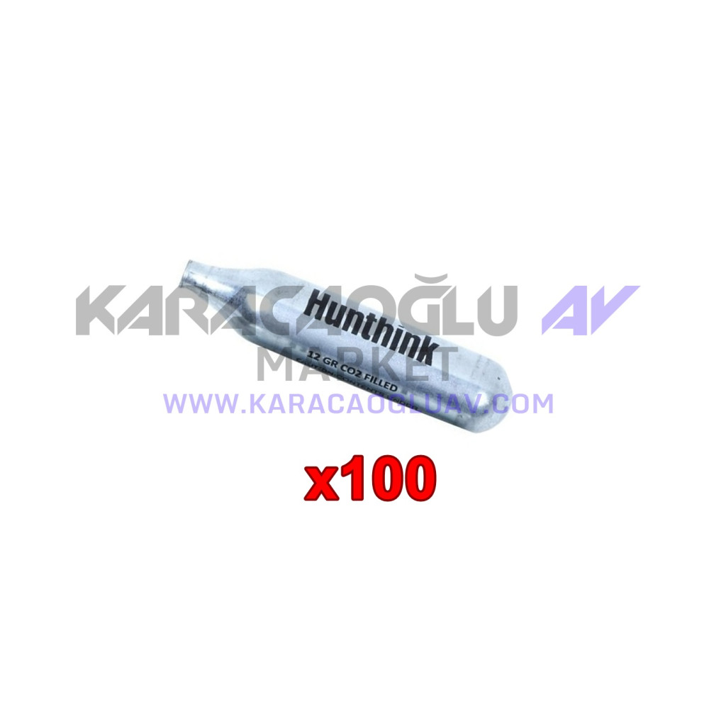 HUNTHINK 12 Gram CO2 Havalı Silah Tüpü 100 ADET