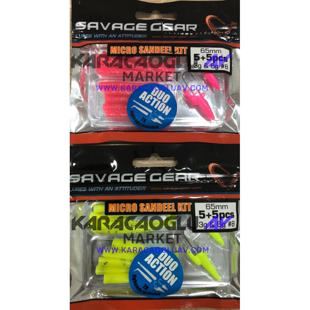 Savage gear Micro Sandeel Kit Türkiye Özel Renk Çalışması