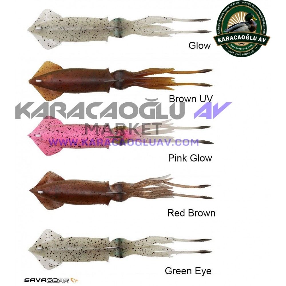 Savage gear 3D TPE Swim Squid 188mm 63g 1 Adet Suni Yem