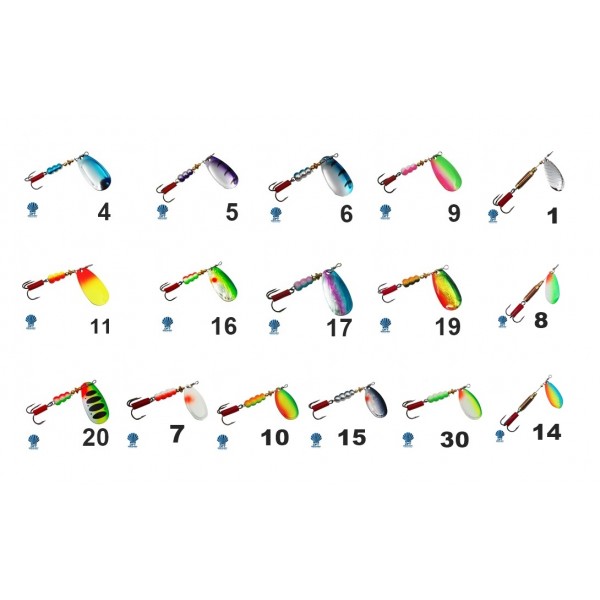 DFT SP55W Spinner Kaşık 9 g 9,3 cm