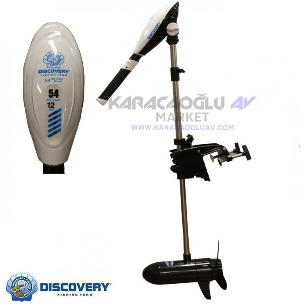 DISCOVERY Trolling Elektrikli Bot Motoru 54 LBS