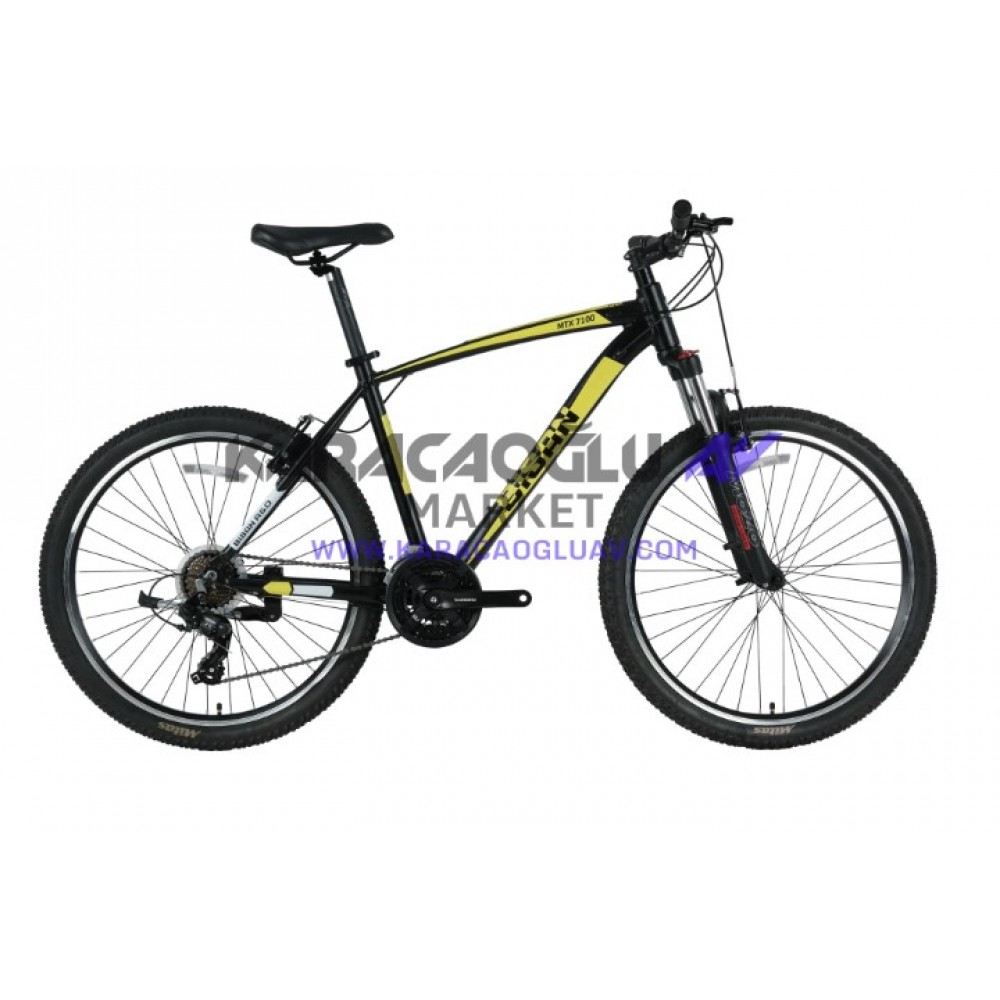 MTX 7100-23.27.5.MS-MAT SİYAH-CANT: -27.5"-3x7 VİTES-Dağ Bisikletleri BİSAN