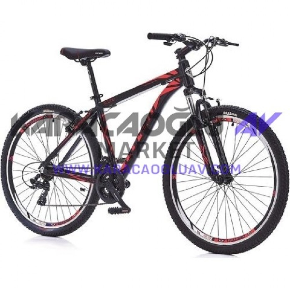 Corelli Felix 3.2 Jant 24 V 14K  Kadro Rengi:Siyah Etiket Rengi:Kırmızı Dağ Bisikleti