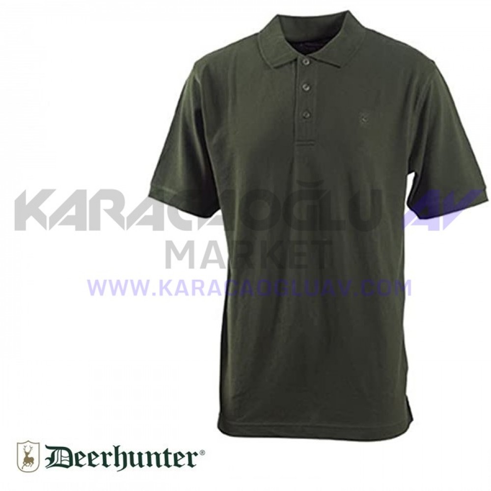 DEERHUNTER Berkeley 331 Polo Yaka Yeşil Tişört