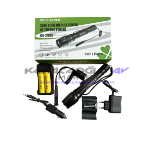 GOLD SİLVER TÜFEK VE EL FENERİ GS-2900