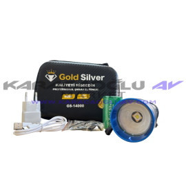 GOLD SİLVER 14000 GÜCLÜ EL FENERİ 40W 4000 LÜMEN