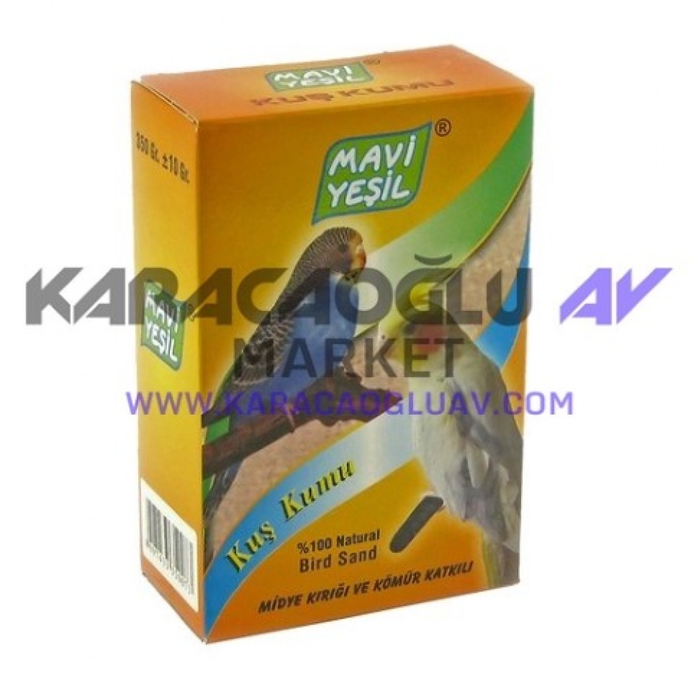 MAVİ YEŞİL KUŞ KUMU 350 GR 