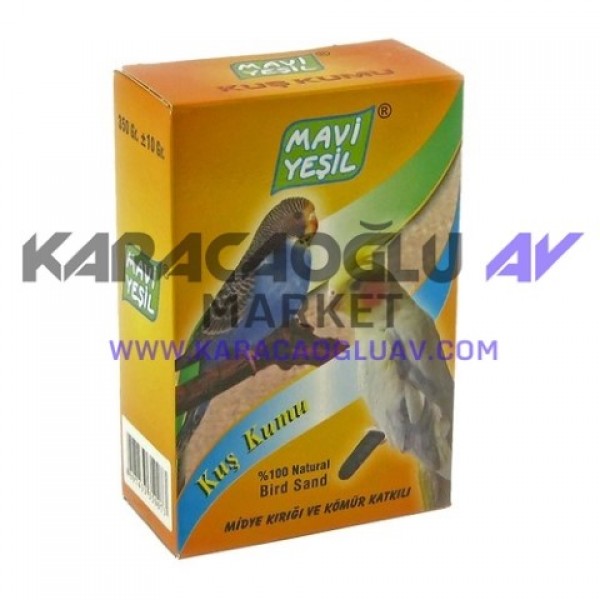 MAVİ YEŞİL KUŞ KUMU 350 GR 