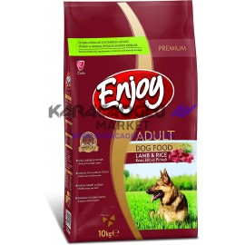 Enjoy Kuru Köpek Maması, L&R Kuzu Etli ve Pirinçli, Yetişkin Enjoy Kuru Köpek Maması, L&R Kuzu Etli ve Pirinçli, Yetişkin