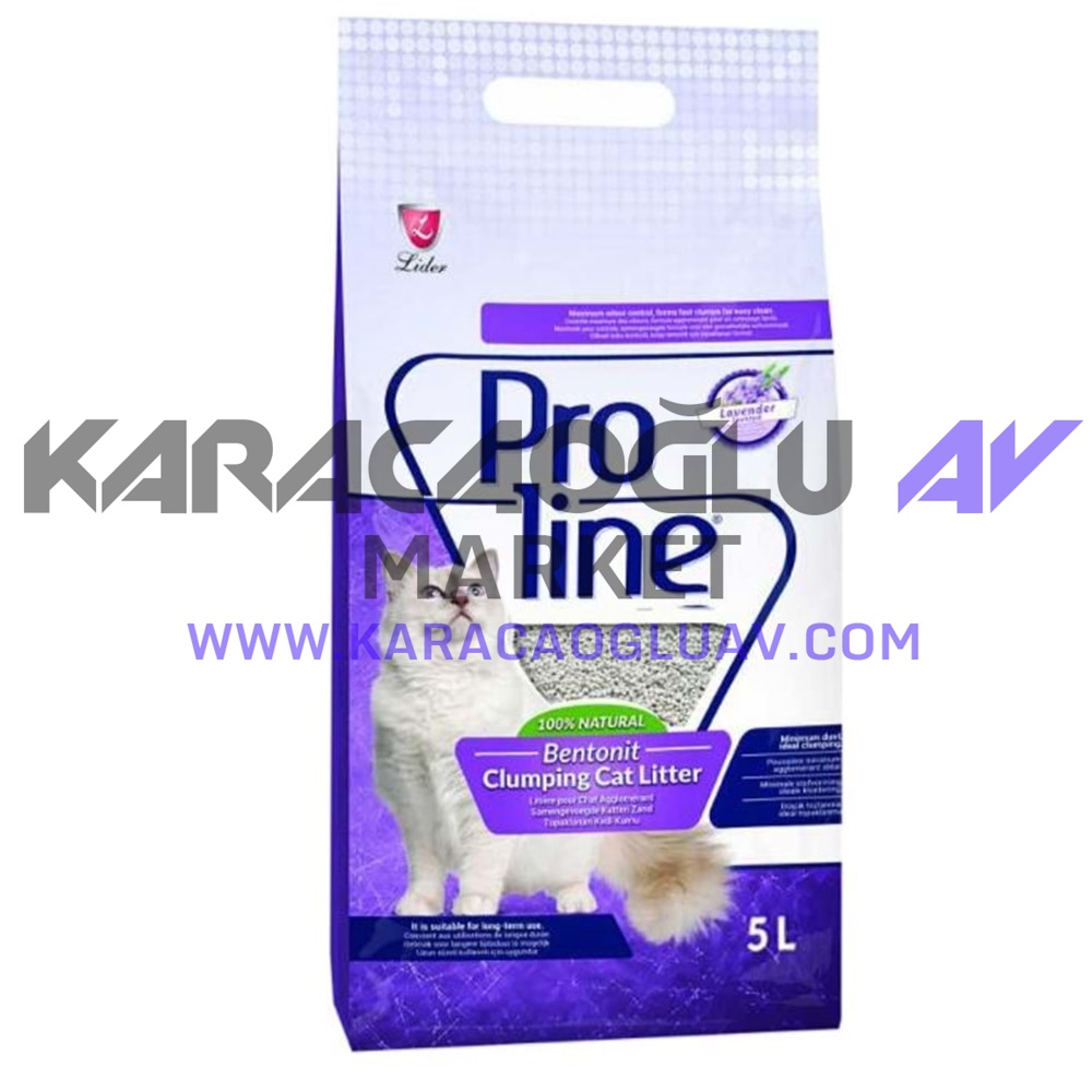 PROLINE LAVANTA KOKULU KEDİ KUMU 5 LT