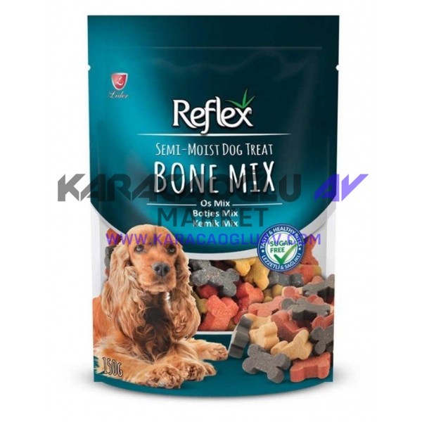 Reflex Kemik Mix Semi Moist Köpek Ödül Maması 150 gr 