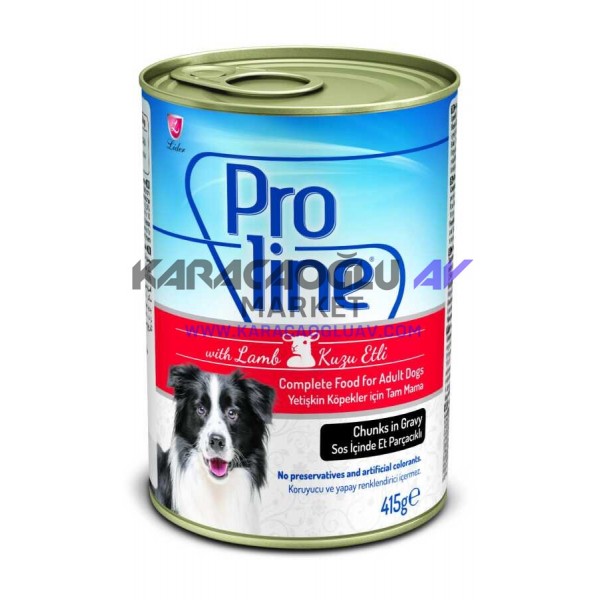 PROLINE KÖPEK KUZU ETLİ GRAVY KONSERVE 415 GR