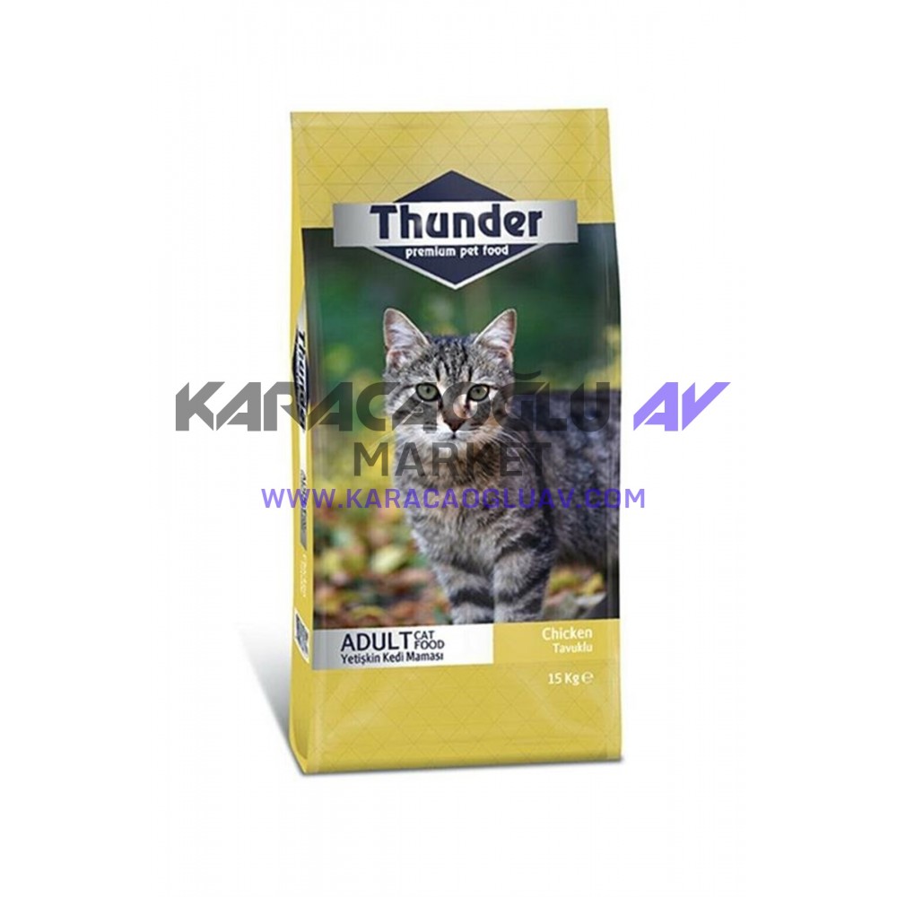 THUNDER CAT TAVUKLU KEDİ MAMASI 15 KG