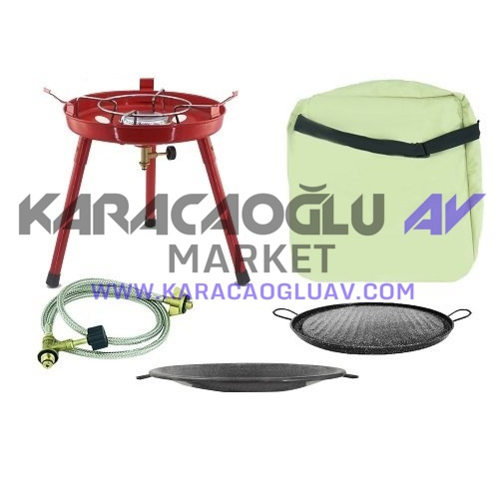 SÜPER OCAK ( ÇANTALI+GRANİT SAC+GRANİT GRİLL+ADAPTÖR SET