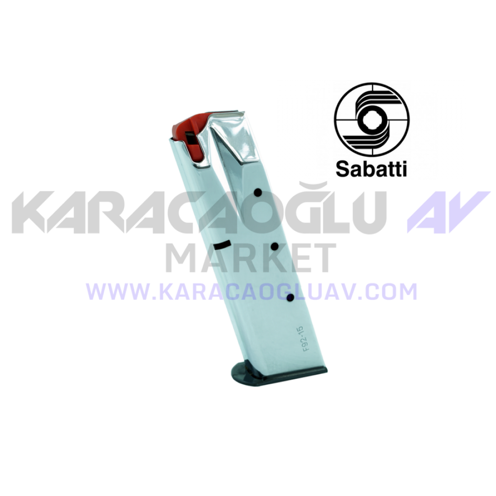 SABATTİ BERETTA F92 (YAVUZ 16) 16`LI SARJÖR (KROM)