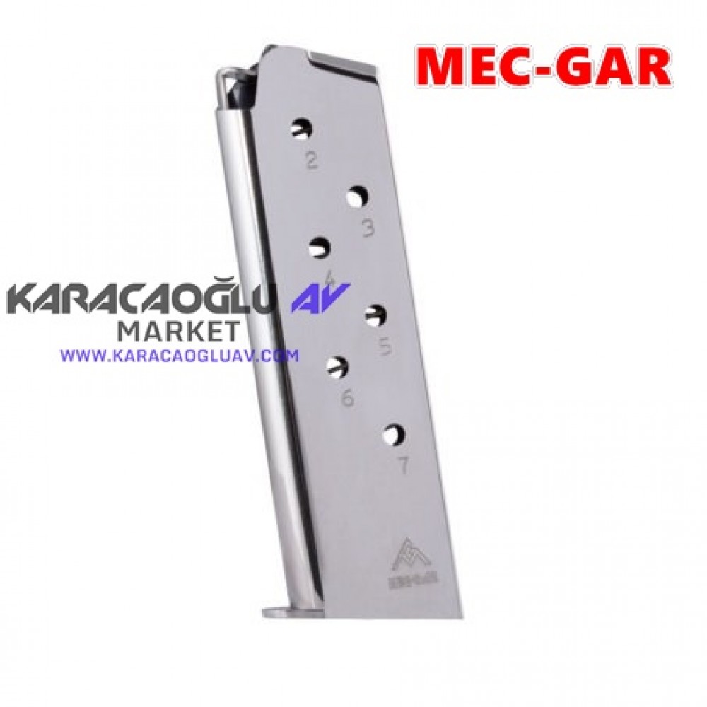 MEC-GAR COLT 1911 .45 ACP 7RD HT NICKEL