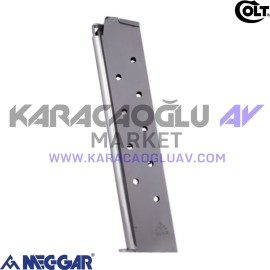 MEC-GAR Colt 1911 .45 ACP 11RD HT Nikel Şarjör MEC-GAR Colt 1911 .45 ACP 11RD HT Nikel Şarjör
