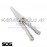 SOG CC-51 CrossCut 2.0 Çok Amaçlı Makas/Anahtarlık