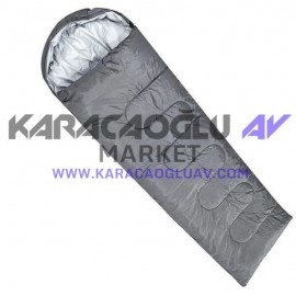 DFT Düz Başlık(190+30cm)x75 Gri 5/15° Uyku Tulumu